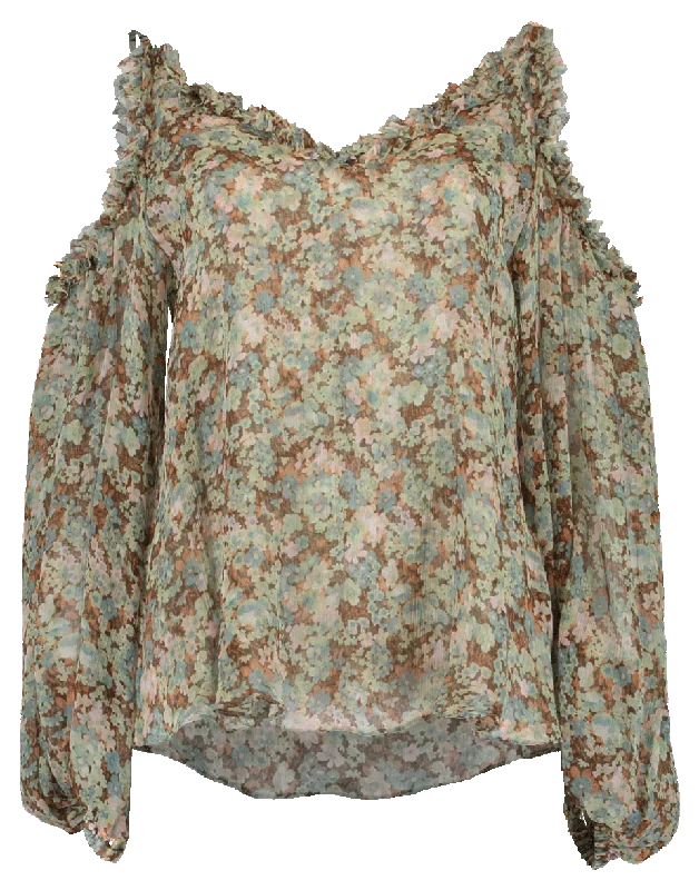 Cold Shoulder Floral Kiara Top