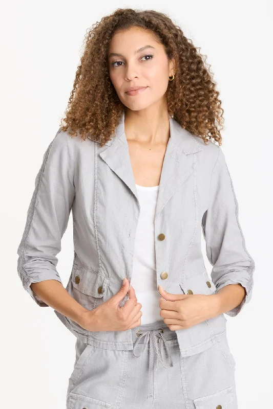 Linen Folksy Jacket