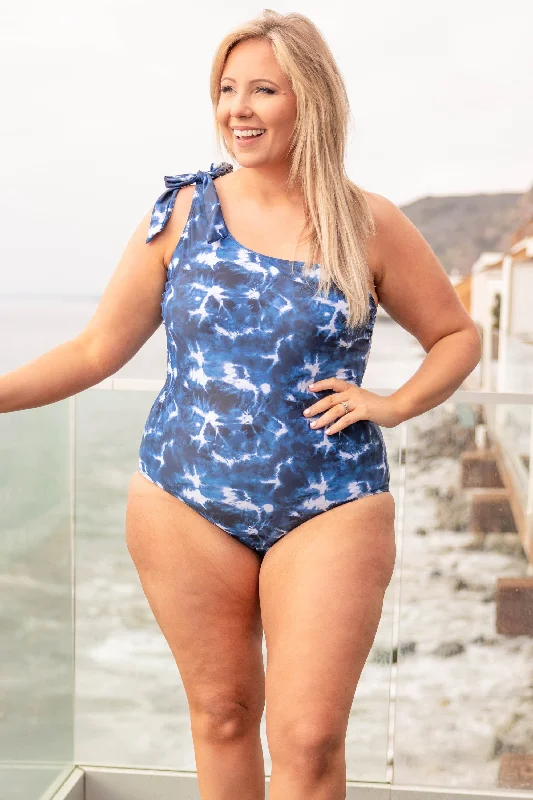 Ocean Eyes Swimsuit, Blue