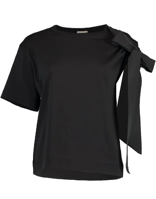 Horta One Shoulder Sleeve Tie Top