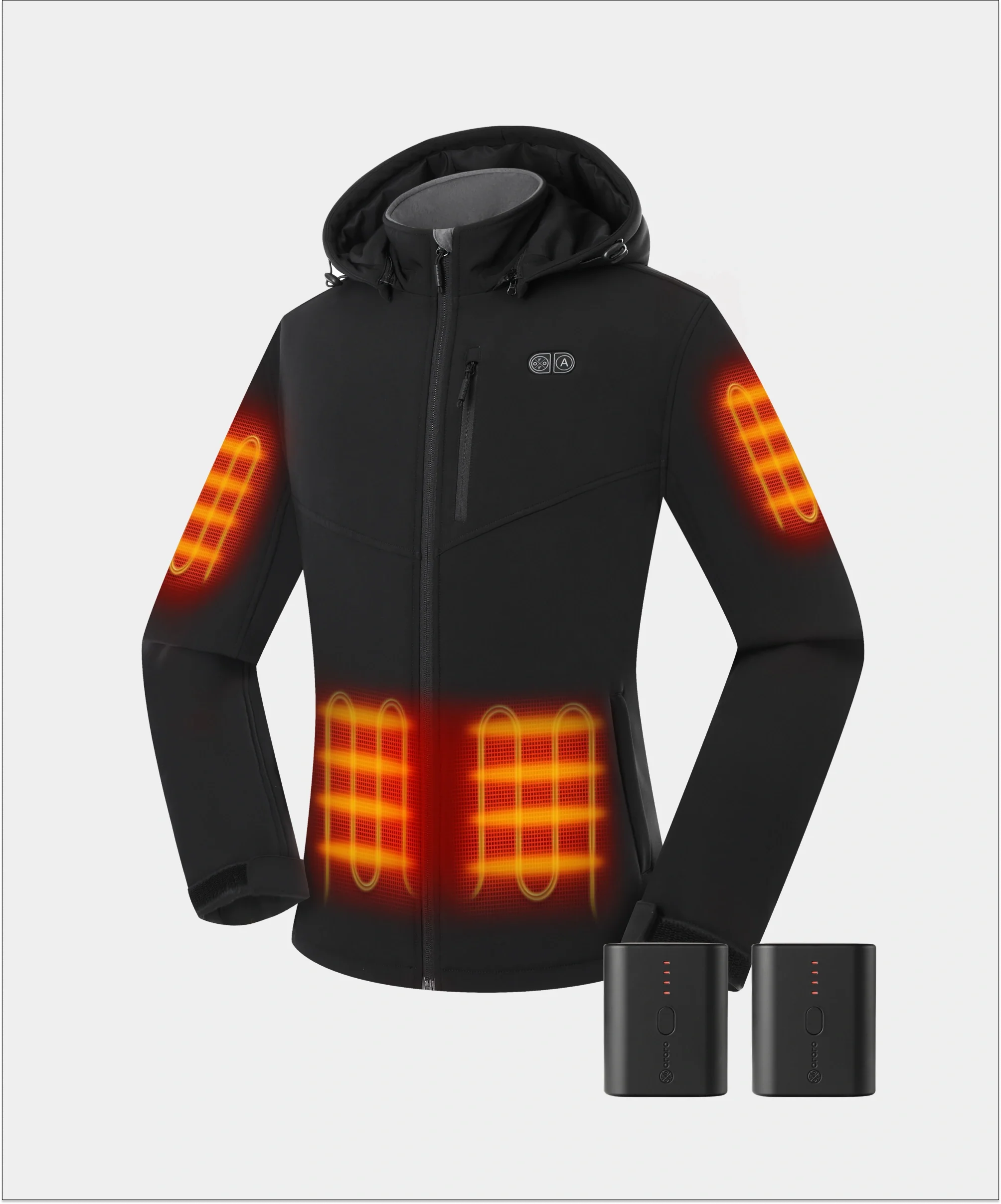 Bundle Deal - Women's Heated Dual Control Jacket (Pocket Heating) & Extra Mini 5K Battery