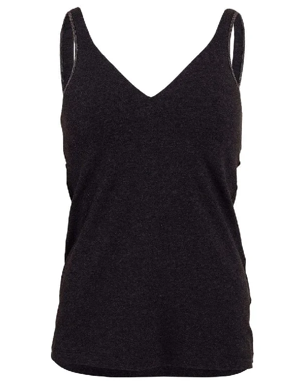 Monili Strap Jersey Tank