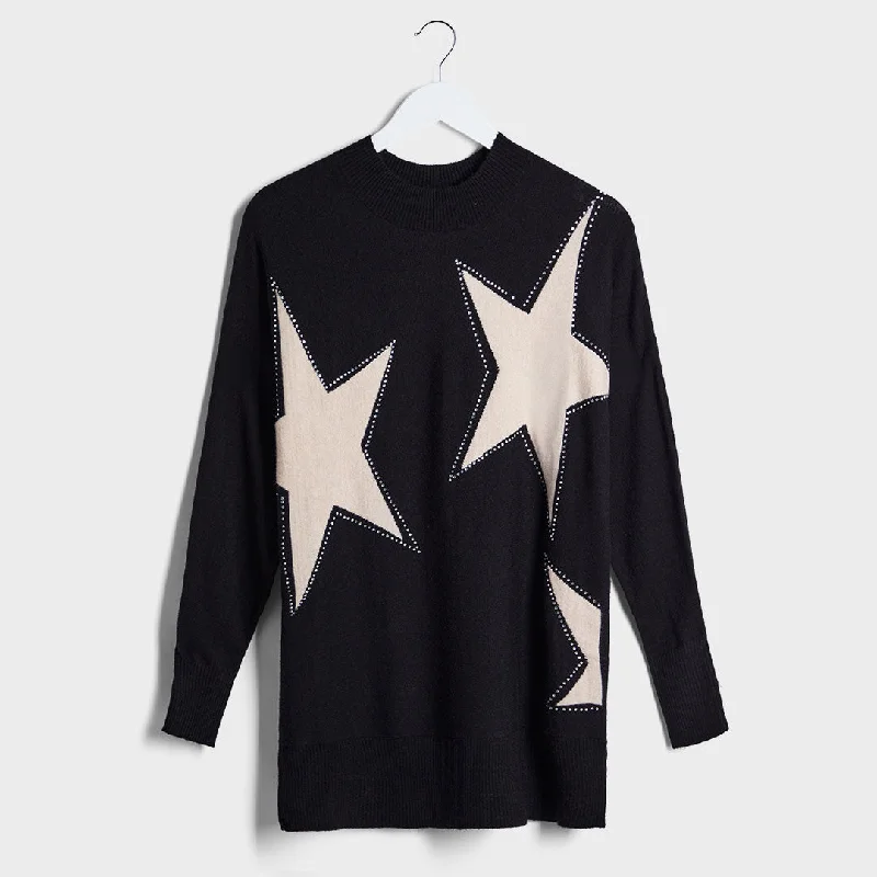 Ex Store Ladies Star Jumper