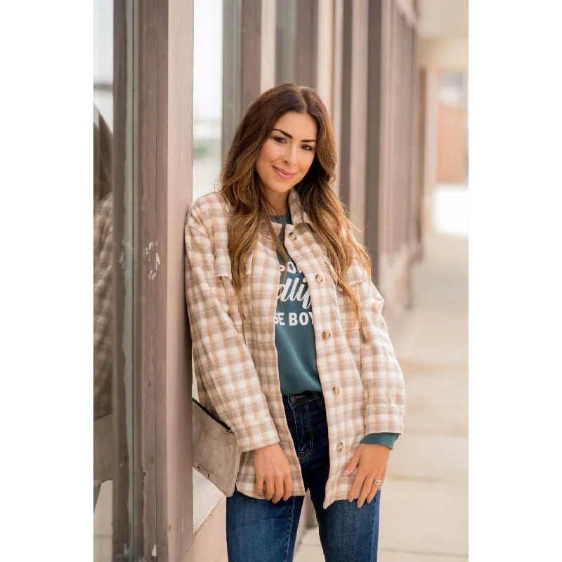 Mini Square Plaid Shacket