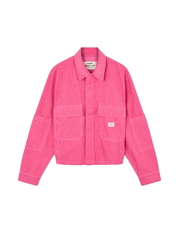 Mini Cord Soleil Jacket, Carmine Rose