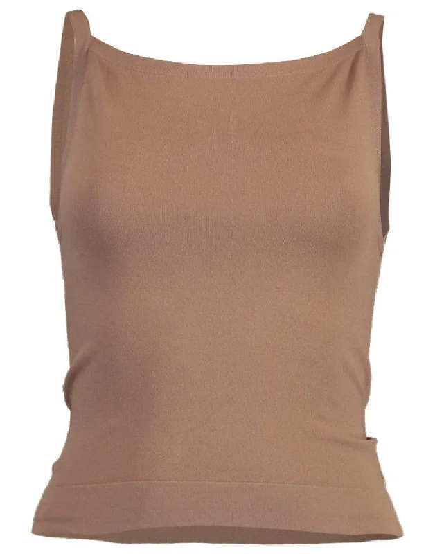 Sleeveless Square Neck Top