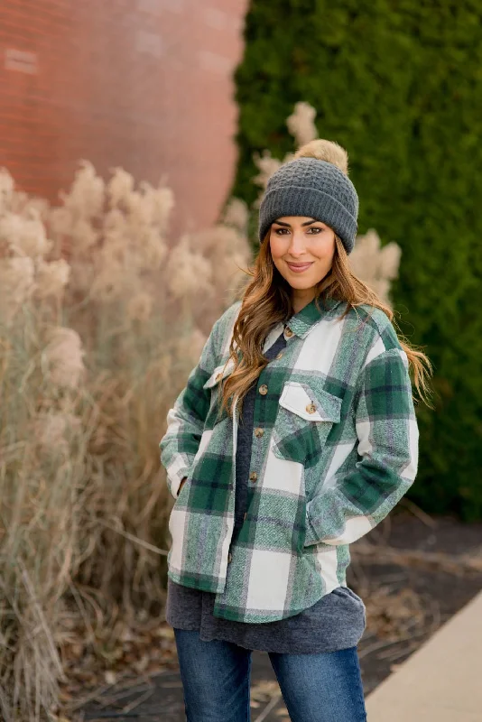 Two Pocket Large Plaid Shacket