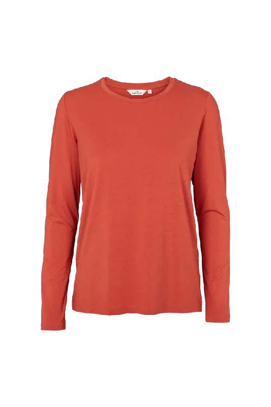 Jolanda LS Tee - Cinnabar