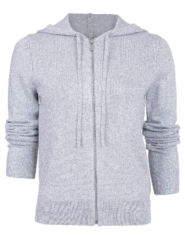 Metallic Viscose Hoodie