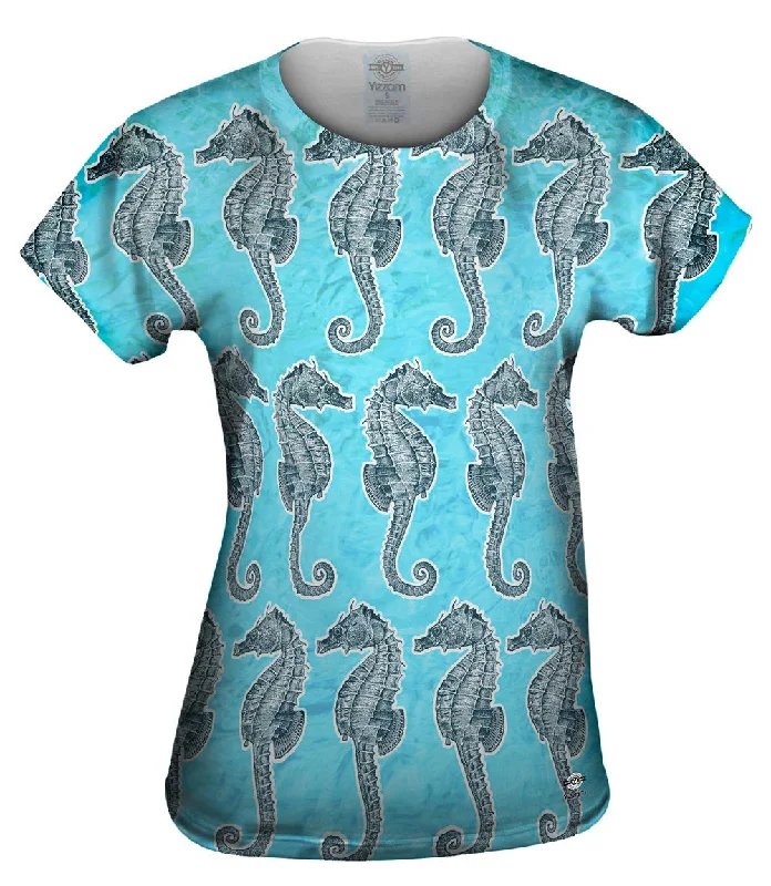 Carefree Seahorse Light Blue