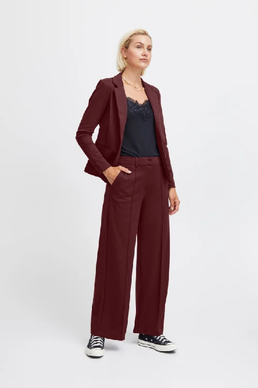 KATHY WIDE LEG TROUSERS (PORT ROYALE)