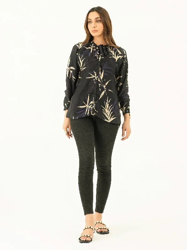 Printed Silk Top