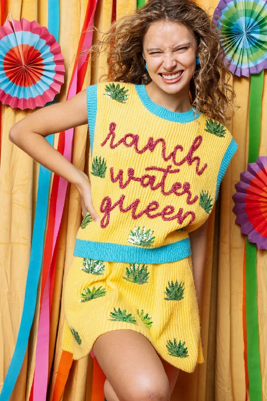 Ranch Water Queen Sweater Vest