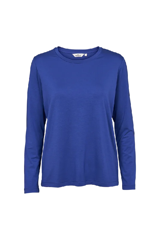 Jolanda LS Tee - Clematis Blue