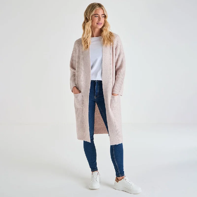 Ladies Longline Cardigan