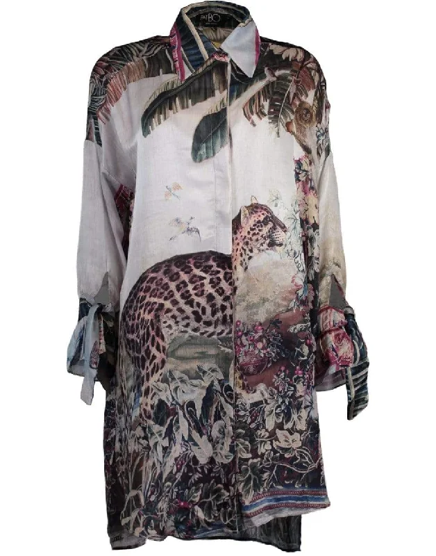 Print Button Front Tunic