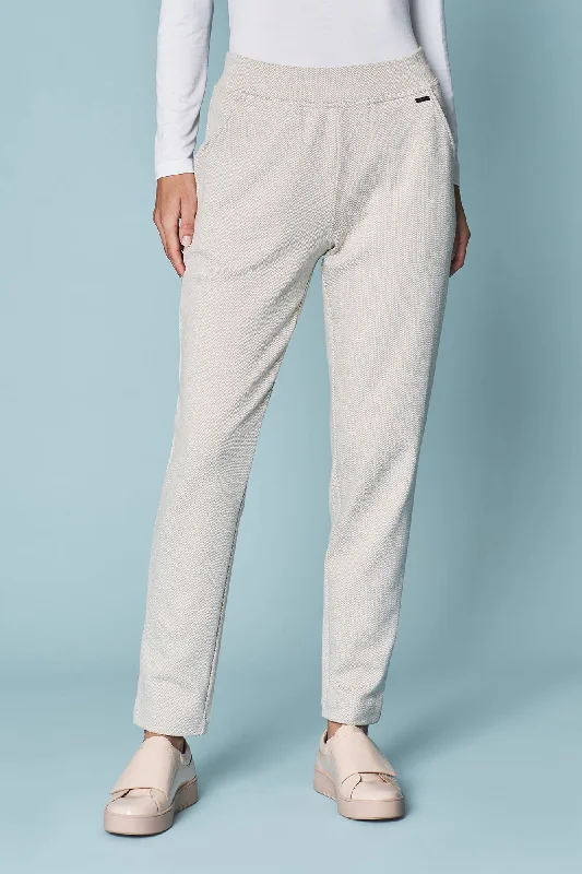 Herringbone Leisure Pant - Fawn Herringbone