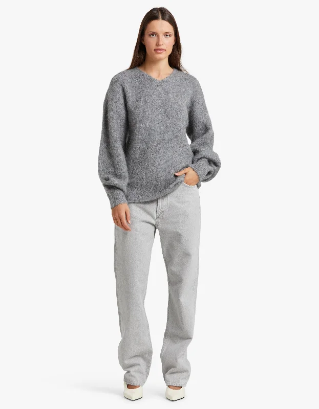 The Alexandra Knit - Grey Marle