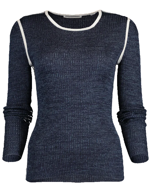 Skinny Rib Knit Top