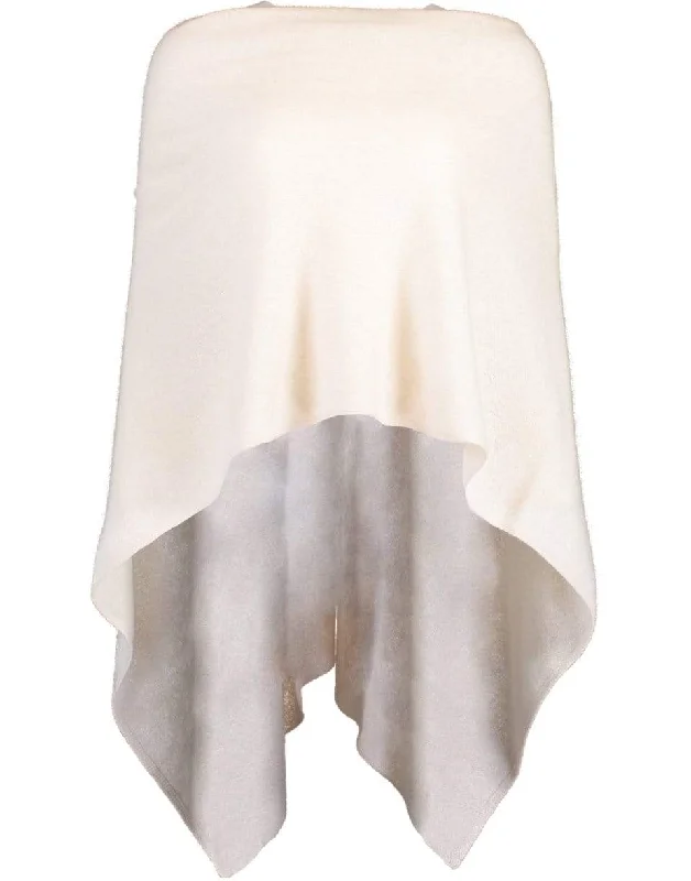 Pearl Ruana Cashmere Poncho