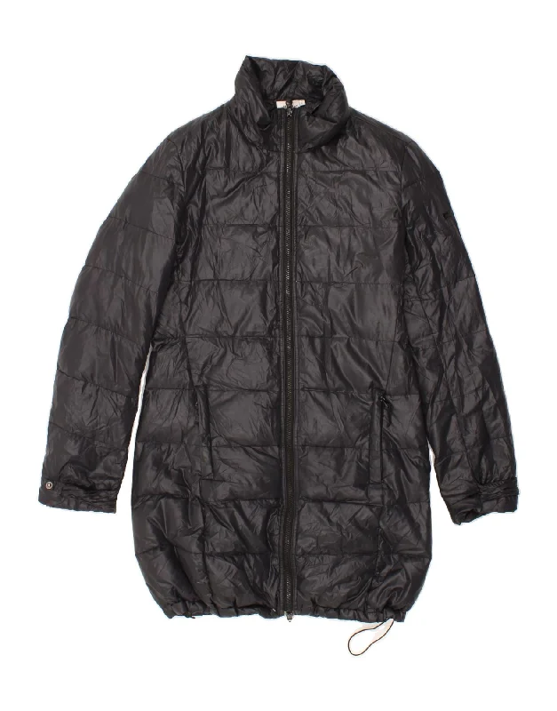 ELLESSE Womens Padded Coat UK 10 Small Black