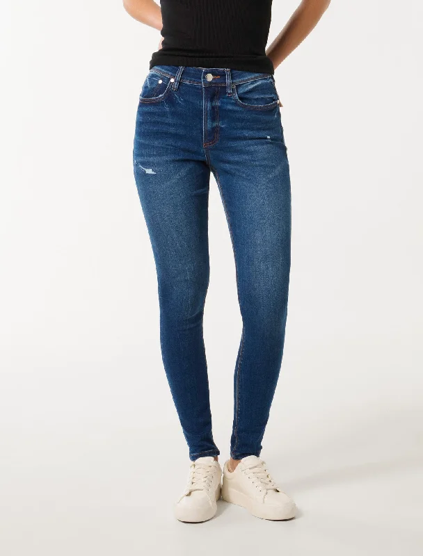 Nala Mid-Rise Skinny Jeans