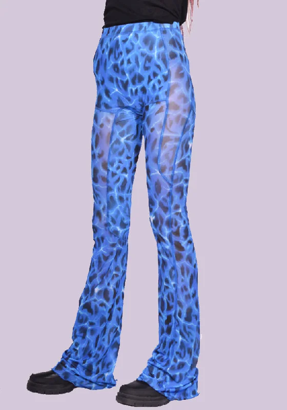 KNWLS SS24-HL0AQULEO HALCYON LEGGINGS AQUA LEO