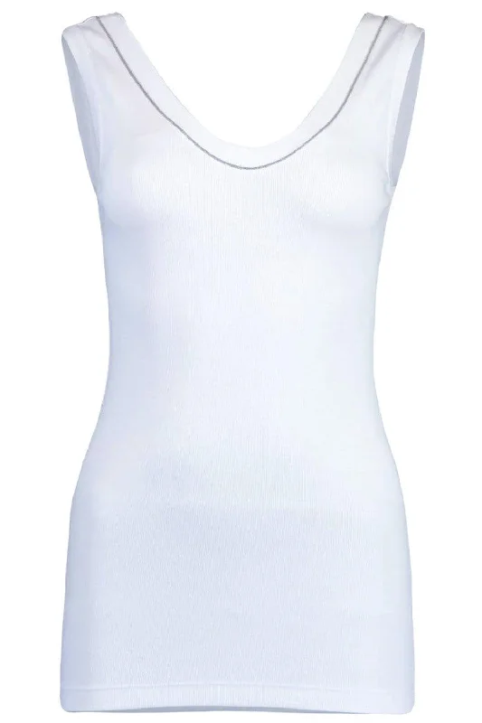 Monili Trim Tank - White