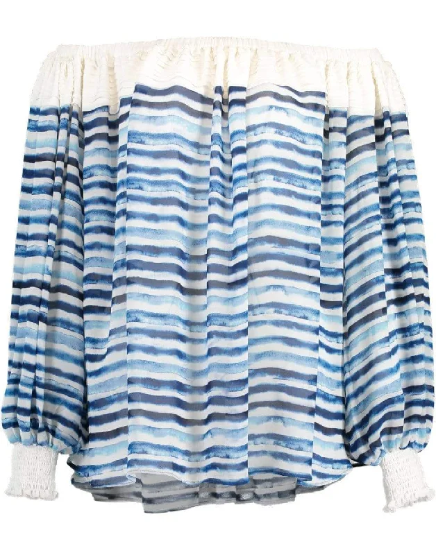 Blue Stripe Sailor Blouse